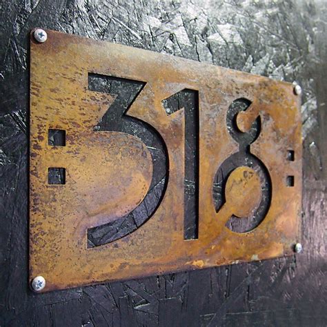 drop metal house numbers|custom house numbers and letters.